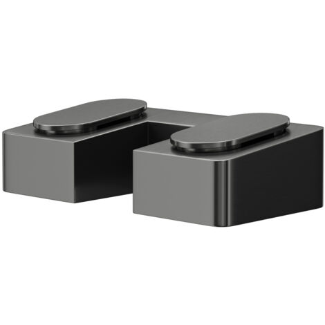 Colore 8mm Gunmetal Grey Support Retainer Foot