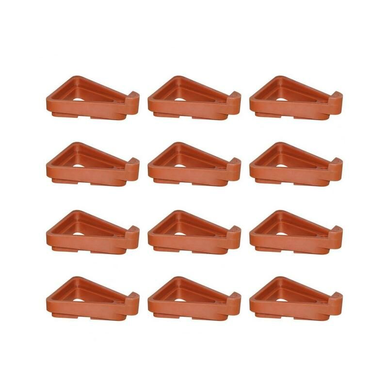 Colore arancione 12 pz/set utili alzate per vasi