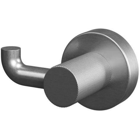 Colore Gunmetal Grey Industrial Style Wall Mounted Robe Hook