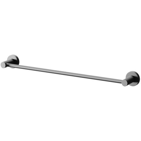 Colore Matt Black Industrial Style Wall Mounted Towel Rail