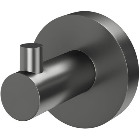 Colore Orbit Gunmetal Grey Wall Mounted Robe Hook