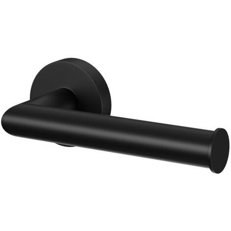 Colore Orbit Matt Black Wall Mounted Toilet Roll Holder