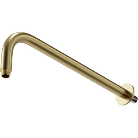 Colore Round Brushed Brass 345mm Shower Arm