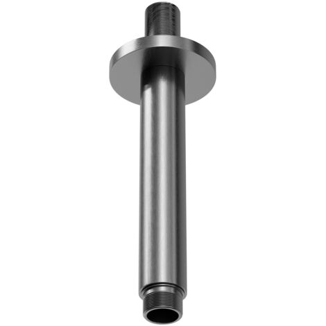 Colore Round Gunmetal Grey 150mm Vertical Shower Arm