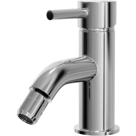 Colore Round Polished Chrome Bidet Mixer Tap