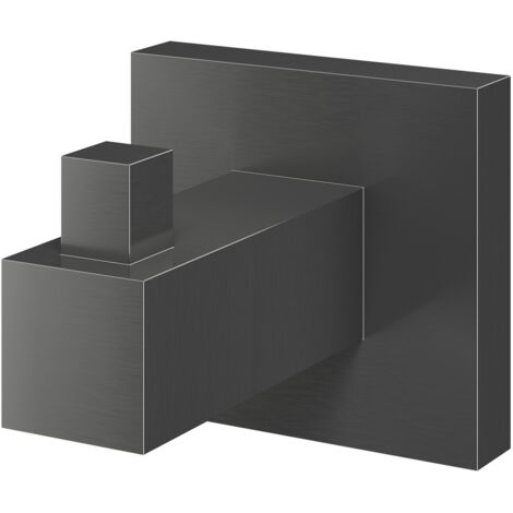 Colore Vector Gunmetal Grey Wall Mounted Robe Hook