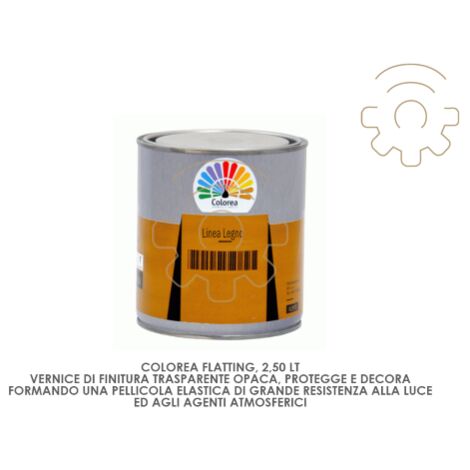 Colorea flatting finitura trasparente opaca 2,50 lt protegge decora