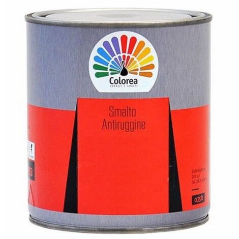 Colorea vernice smalto + antiruggine champagne 0,750 lt applicato sulla ruggine blocca il processo di corrosione Champagne