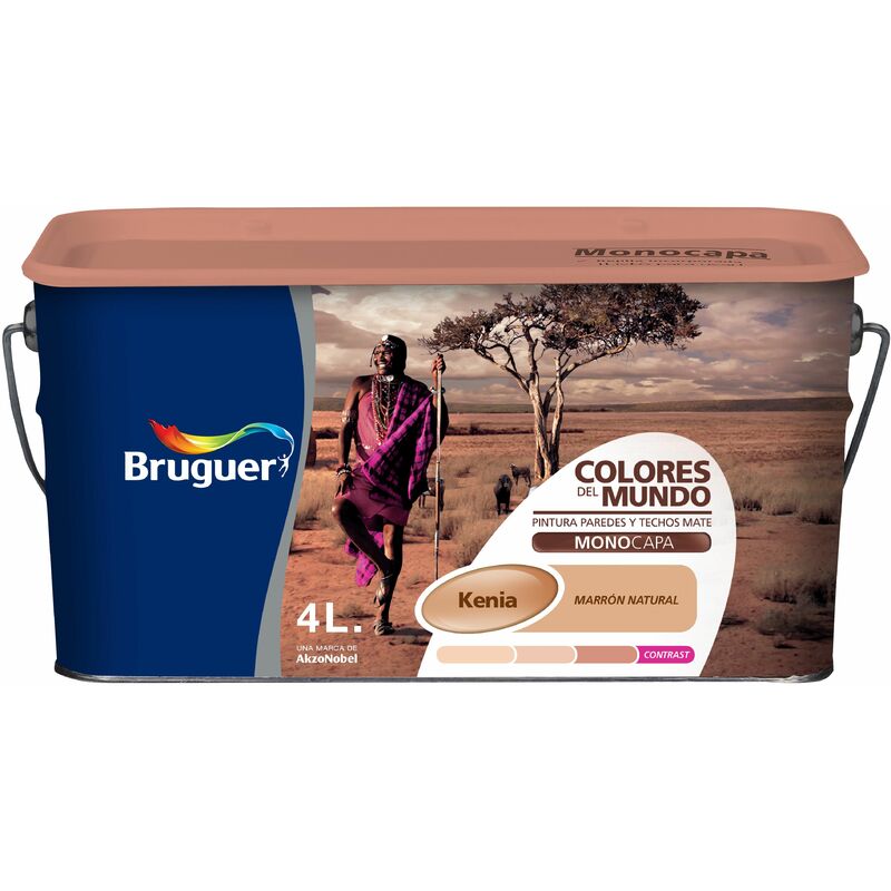 

Pintura Plastica Mate Monocapa Cm Kenia Marron Intermedio 4l