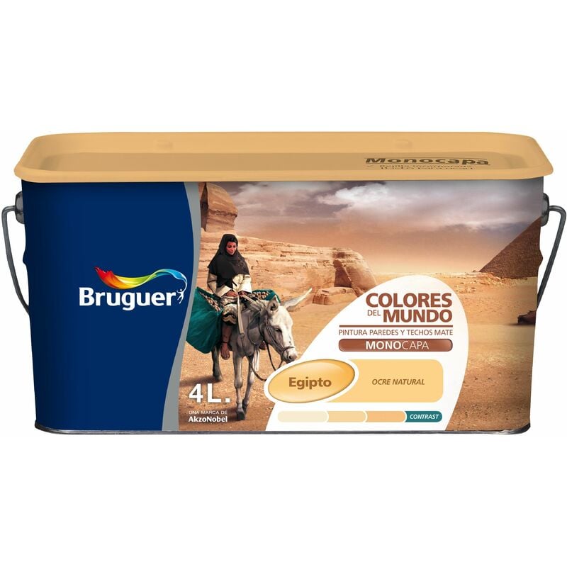 

Pintura Plastica Mate Monocapa Cm Egipto Ocre Natural 4l