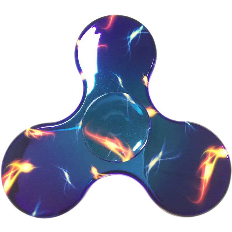 

Colorido y duradero Spinner EDC Tri Hand Toy Anti-Ansiedad Spins Ultra Fast Portable Fidget Work para matar el tiempo Alivia el estres y se relaja, 9