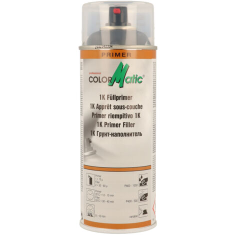 COLORMATIC - Apprêt sous-couche de remplissage gris basalte - aérosol de 400ml - 882449