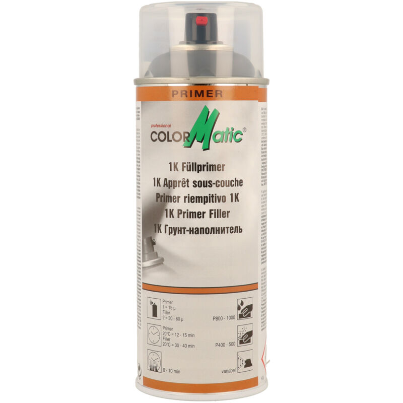 COLORMATIC - Apprêt sous-couche de remplissage gris lumineux - aérosol de 400ml - 882432