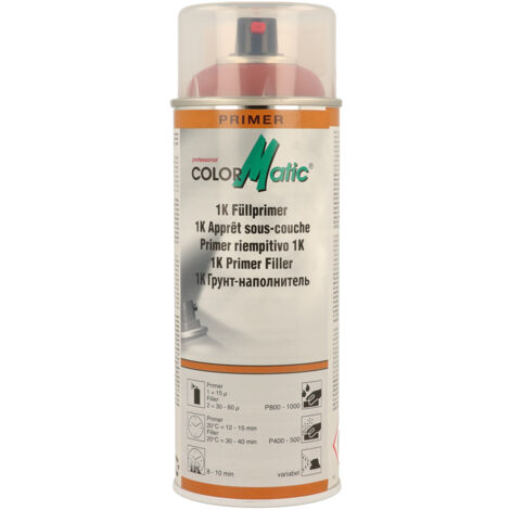 COLORMATIC - Apprêt sous-couche de remplissage rouge brun HG8 - aérosol de 400ml - 856549