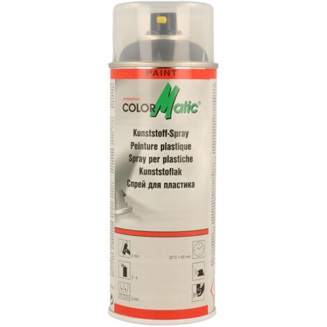 COLORMATIC - Bombe de peinture pour pare-chocs anthracite - aérosol de 400ml - 882418