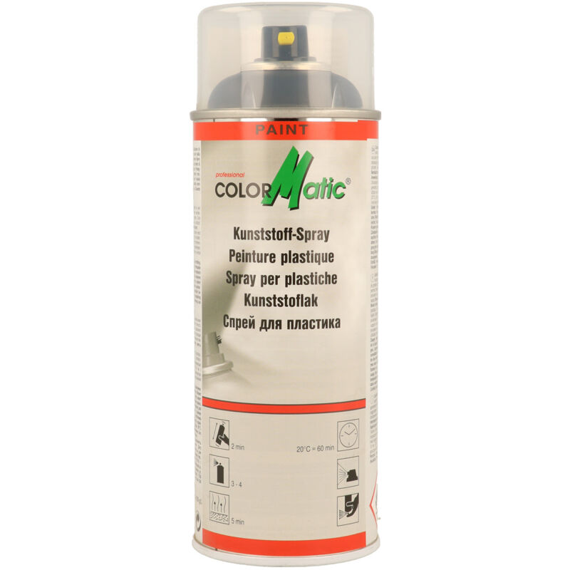 Colormatic - Bombe de peinture pour pare-chocs Anthracite foncé - aérosol de 400ml - 115097