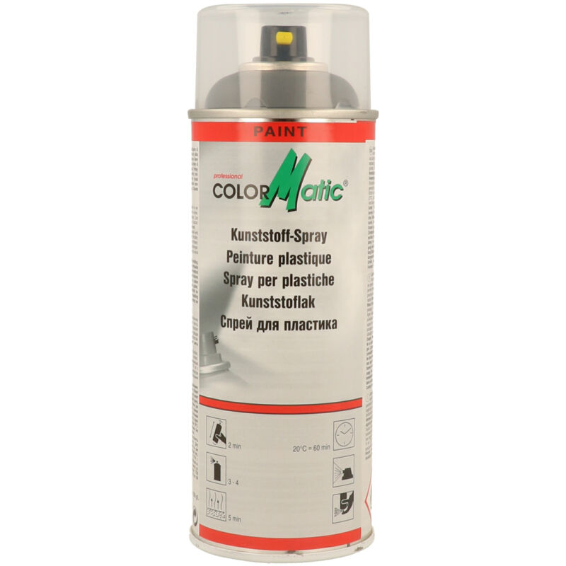 Colormatic - Bombe de peinture pour pare-chocs Gris moyen - aérosol de 400ml - 115073