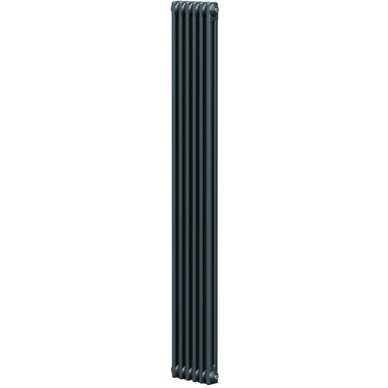 Colosseum Anthracite 1800mm x 284mm Double Panel Radiator