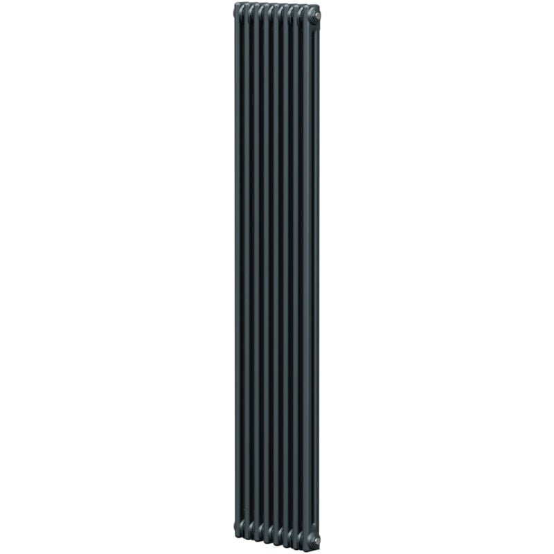 Colosseum Anthracite 1800mm x 372mm Double Panel Radiator