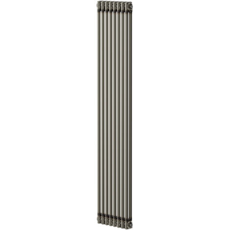 Colosseum Raw Metal 1800mm x 372mm Double Panel Radiator
