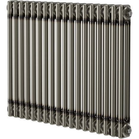 Colosseum Raw Metal 600mm x 812mm Double Panel Radiator