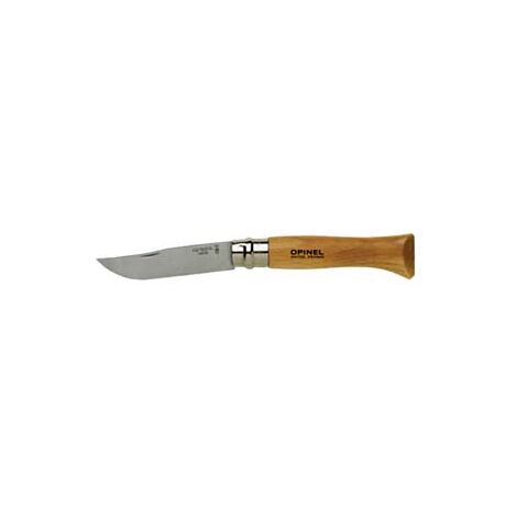 COLTELLI OPINEL INOX TRADIZIONE CON VIROBLOC- - n°10 lama da cm.10 - 2 pezzi OPINEL