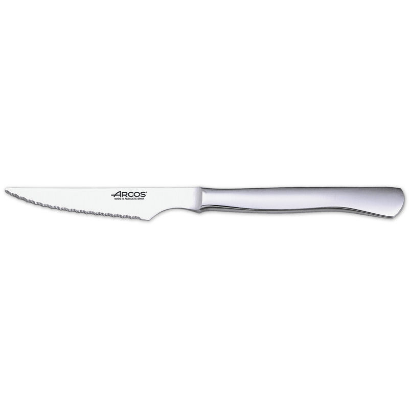 Coltello bistecca Arcos Tabella 375500 monoblocco monoblocco monoblocco in acciaio inox 11 cm in scatola