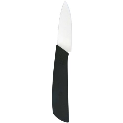 COLTELLO CERAMICA SPELUCCHINO 17.5CM MANICO NERO