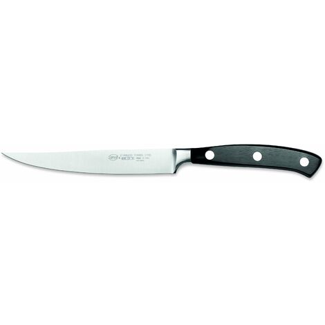 Coltello Costata Professionale Lama Liscia 12 cm Forgiato Sanelli Ergoforge