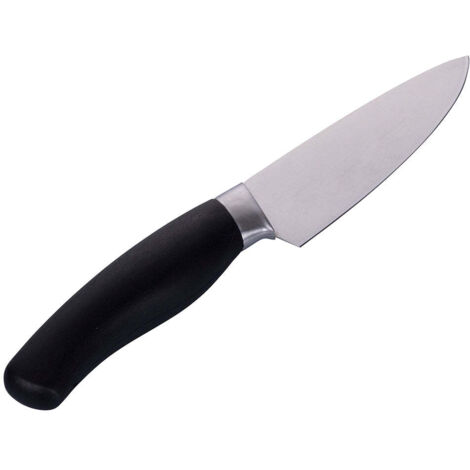 COLTELLO CUCINA LAMA 15CM ACCIAO INOX MANICO NERO