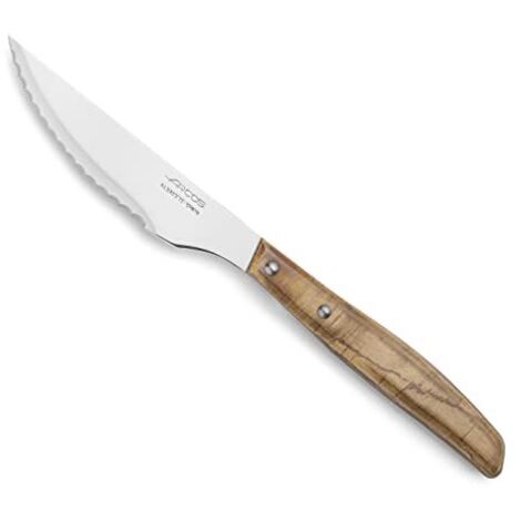 Coltello da bistecca per arrosti, legno chiaro, FOREST, lunghezza 110/220 mm