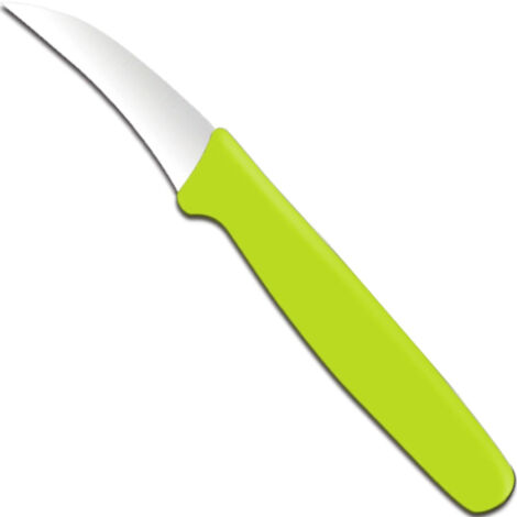 Coltello da cucina a lama curva 158 mm - Verde