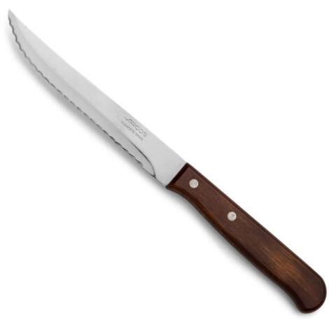 Coltello da cucina Arcos Latina 100801 in acciaio inox Nitrum e mango legno compresso con lama 13 cm in blister pack