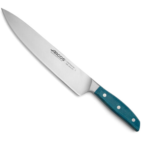 COLTELLO DA CUCINA BROOKLYN - Coltello da cucina a lama larga, a lama liscia, stabile e resistente. Coltello multiuso per uso professionale e domestico, che pulisce, taglia e sminuzza le verdure.