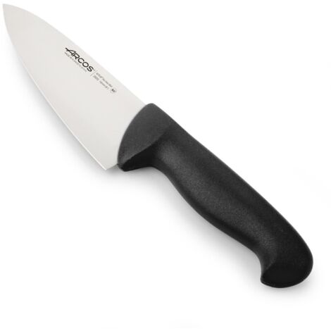 Coltello da cuoco Arcos Colore - Prof 292025 in acciaio inox Nitrum e mango ergonomico nero Polipropilene e 15 Lama cm, coperchio espositivo