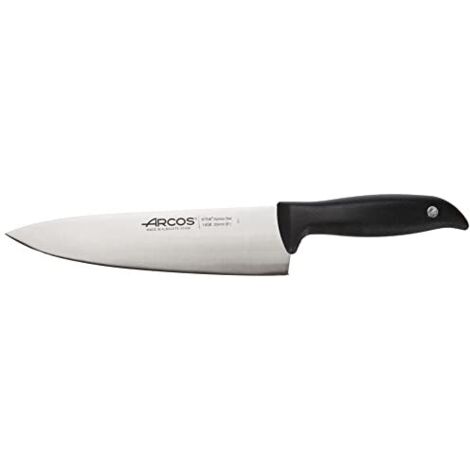 Coltello da cuoco Arcos Minorca 145800 in acciaio inox Nitrum e mango polipropilene con lama 20 cm in blister.