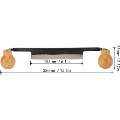 Coltello da falegnameria a trazione diretta CSPARCV, strumento per la rasatura con manico in legno antiscivolo, lama affilata in acciaio al tungsteno, ideale per la scortecciatura, utensile manuale