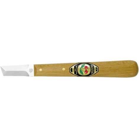 Coltello da intaglio Kirschen 3361000 manico legno ciliegio tre lame