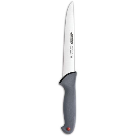 Coltello da macellaio Arcos Colore - Prof 241600 in acciaio inox Nitrum e mango ergonomico Polipropilene e 18 lama cm, coperchio del display