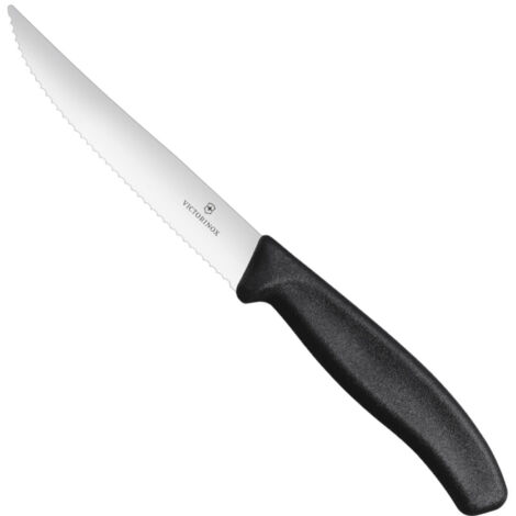 Coltello da pizza seghettato, lunghezza 120 mm - set da 2