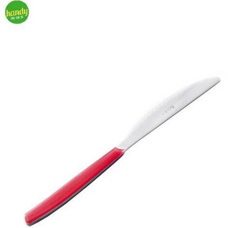 Coltello da tavola fast EME Posateria colore rosso/cromo 21 cm