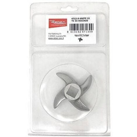 in Acciaio per Tritacarne N.22 REBER