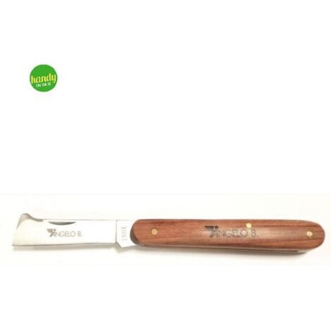 Coltello innesto manico legno