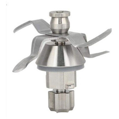 Coltello KZQ, compatibile con i coltelli del mixer Thermomix Bimby TM31 TM 31, base in metallo robusto e lama affilata in acciaio inossidabile