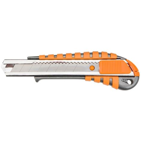 Coltello NEO con lama a scatto da 18 mm - Metallo, resistente