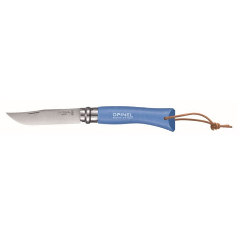 Coltello Opinel Tradition Fluo N. 07 Azzurro Lama Inox 8 cm Manico in carpino