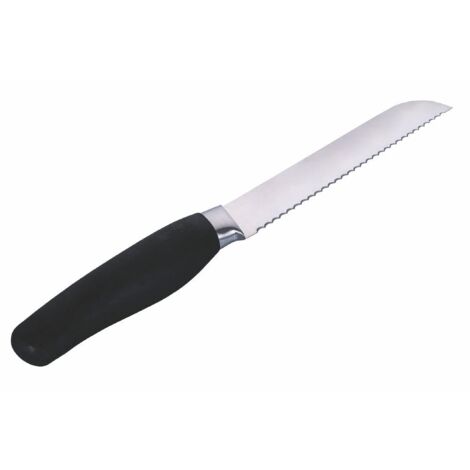 COLTELLO PANE LAMA 20.5CM ACCIAO INOX MANICO NERO