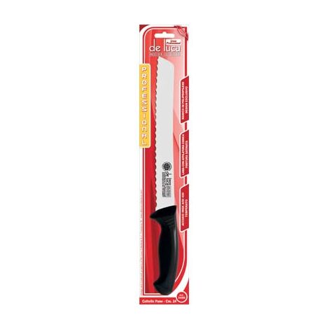 Coltello pane professional de luca manico plt/inox cm 24 (2 pezzi) Deluca