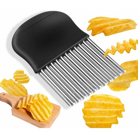 Acquista Tagliaverdure Tagliapasta Tagliapasta Affettatrice a Onda  Tagliapatate in Acciaio Inossidabile Patatine Fritte Coltello Ondulato per  Verdure Insalata di Frutta Coltello a Onda per Patate