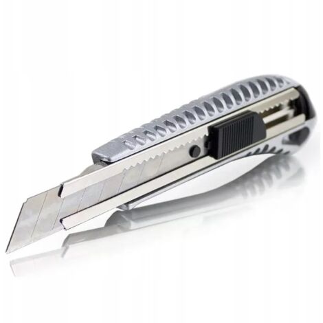 COLTELLO PER CARTA DA PARATI COLTELLO IN METALLO LAME AFFILATE SOSTITUIBILI 18 mm
